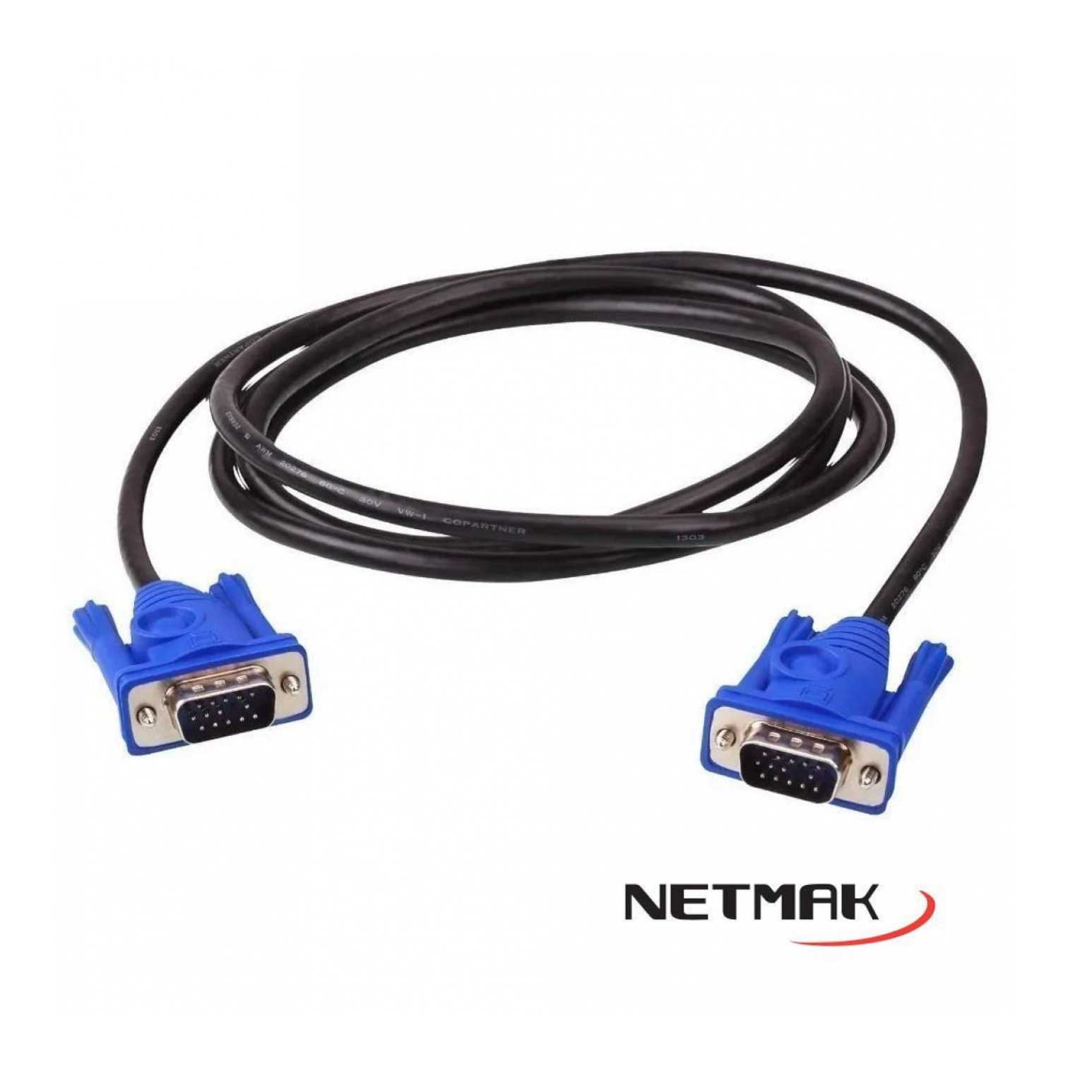 CABLE MONITOR 10M NETMAK NM-C18