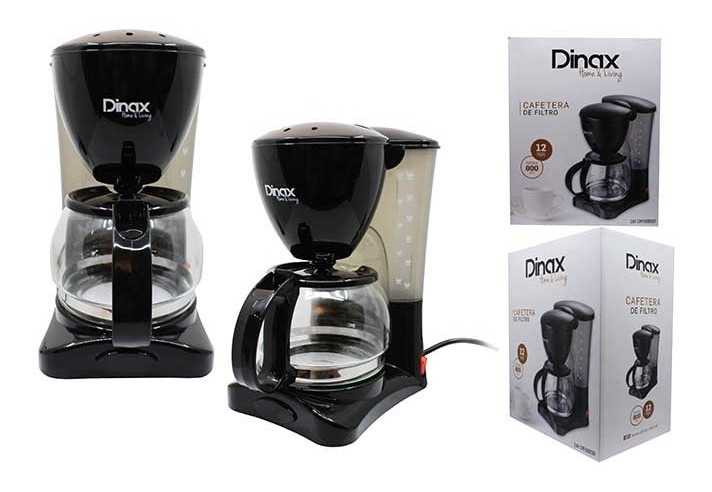 CAFETERA 12 TAZAS DINAX 800W
