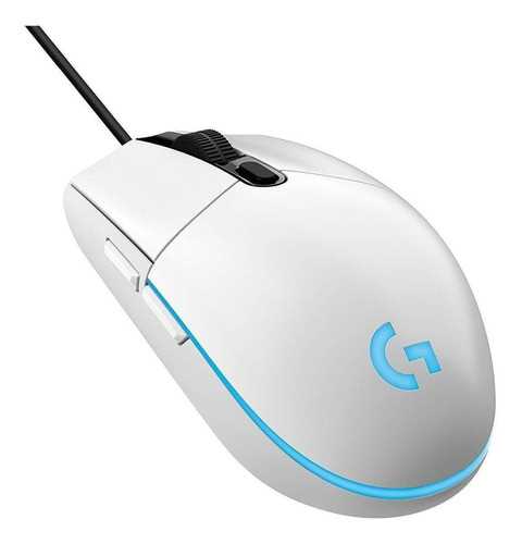 MOUSE LOGITECH G203 LIGHTSYNC WHITE