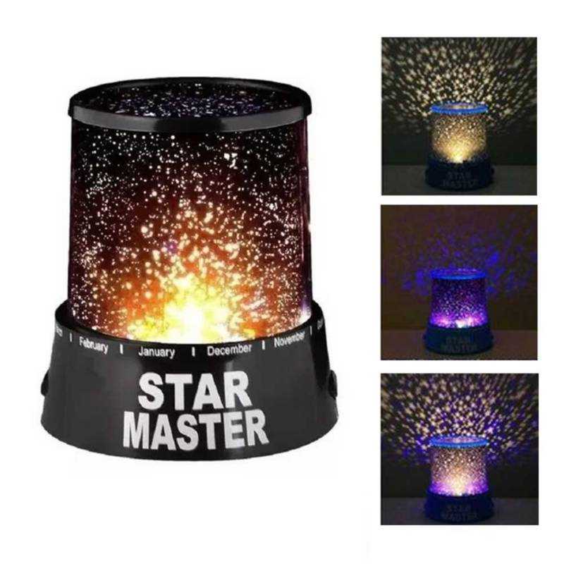 LAMPARA VELADOR LED DINAX STAR MASTER (CON LUZ COLRES) USB