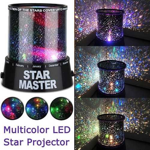 LAMPARA VELADOR LED DINAX STAR MASTER (CON LUZ COLRES) USB