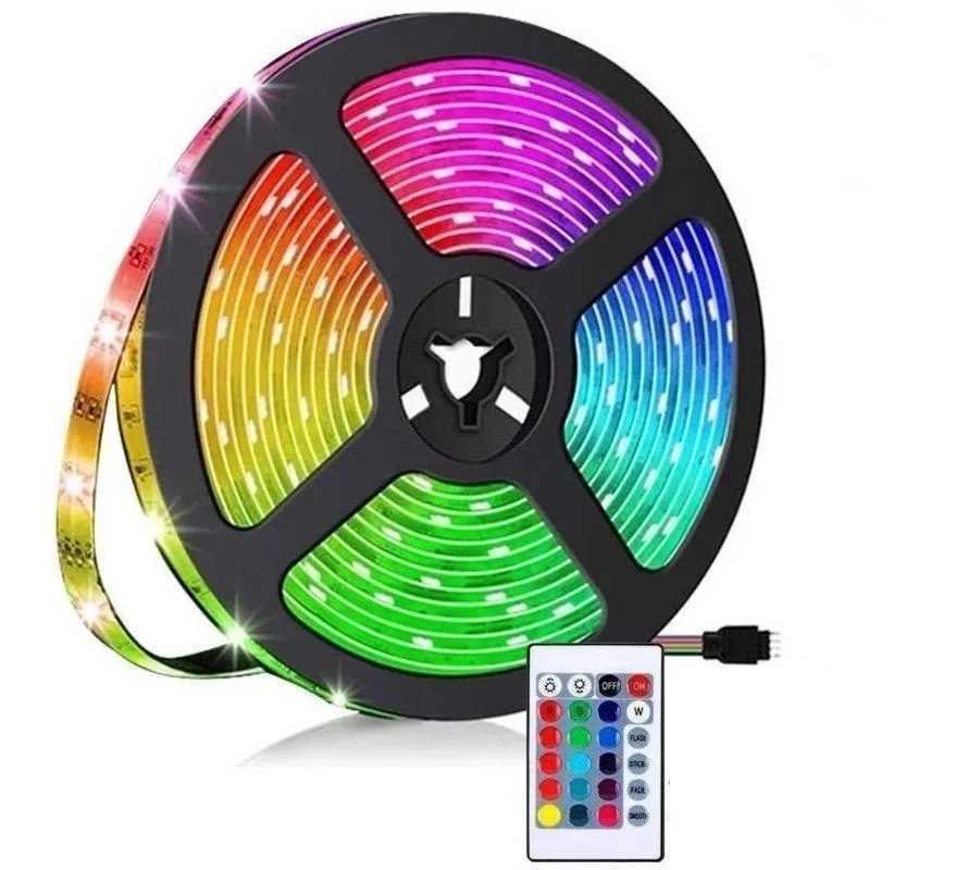 TIRA LED 5050 SEISA INTERIOR RGB KIT 5M C/FUENTE Y CONTROLADORA