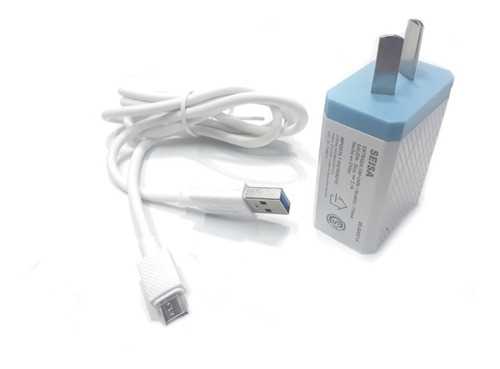 CARGADOR 220V TIPO C SEISA 2.4A CARGA RAPIDA  SE-ISA521A