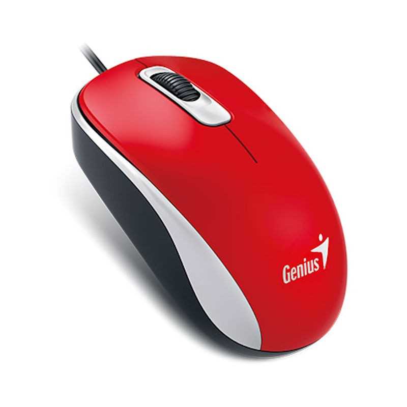 MOUSE GENIUS USB DX-110 ROJO
