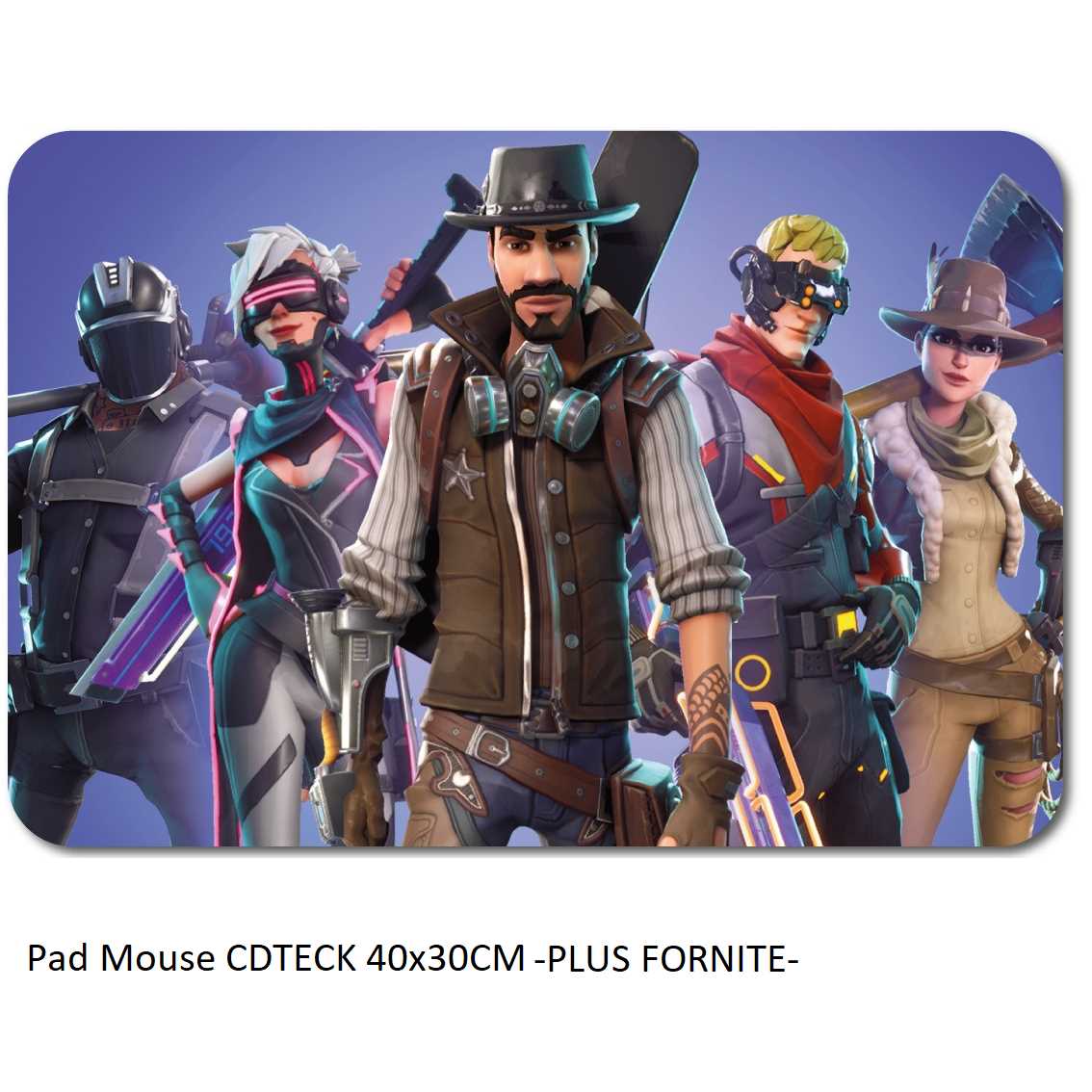 PAD MOUSE CDTEK GAMER FORNITE 40X30CM