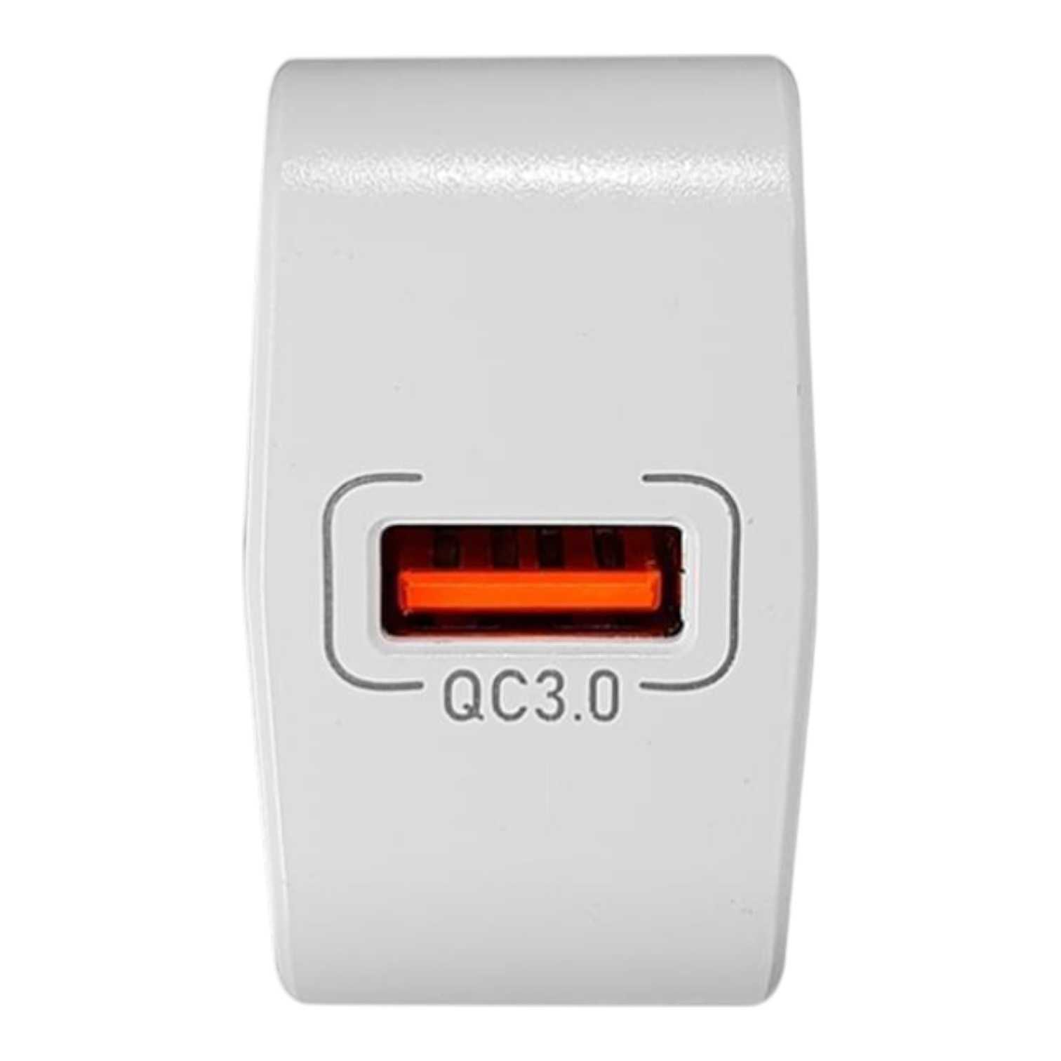 CARGADOR 220V TIPO C NISUTA 18W QC3.0 CARGA RAPIDA NSFU53UQ