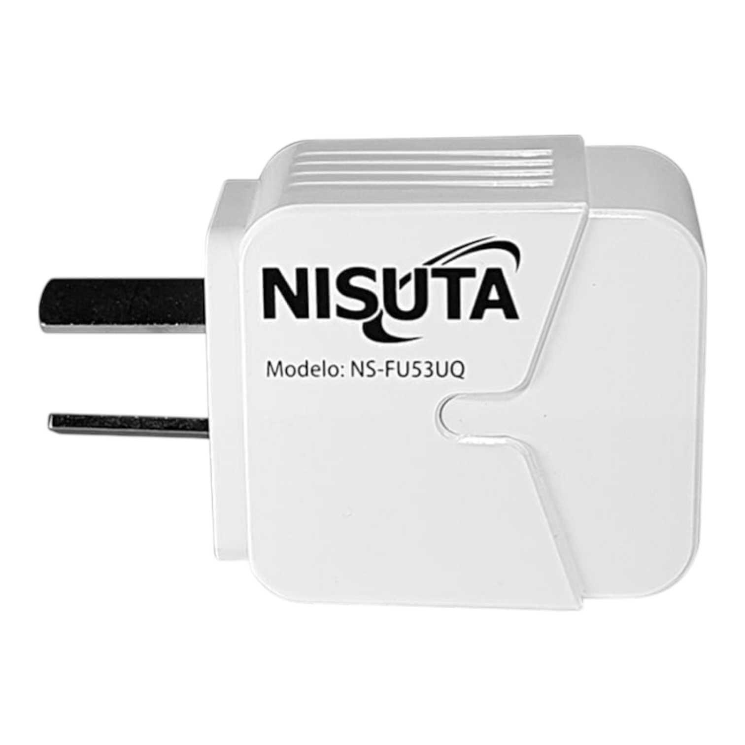 CARGADOR 220V TIPO C NISUTA 18W QC3.0 CARGA RAPIDA NSFU53UQ