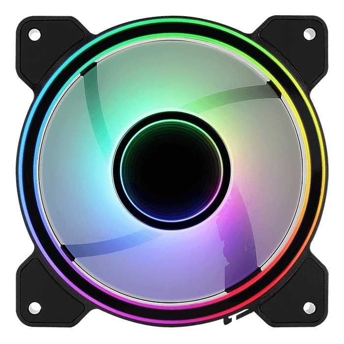 COOLER VENTILADOR AEROCOOL MIRAGE 12 (ARGB-DUAL RING)