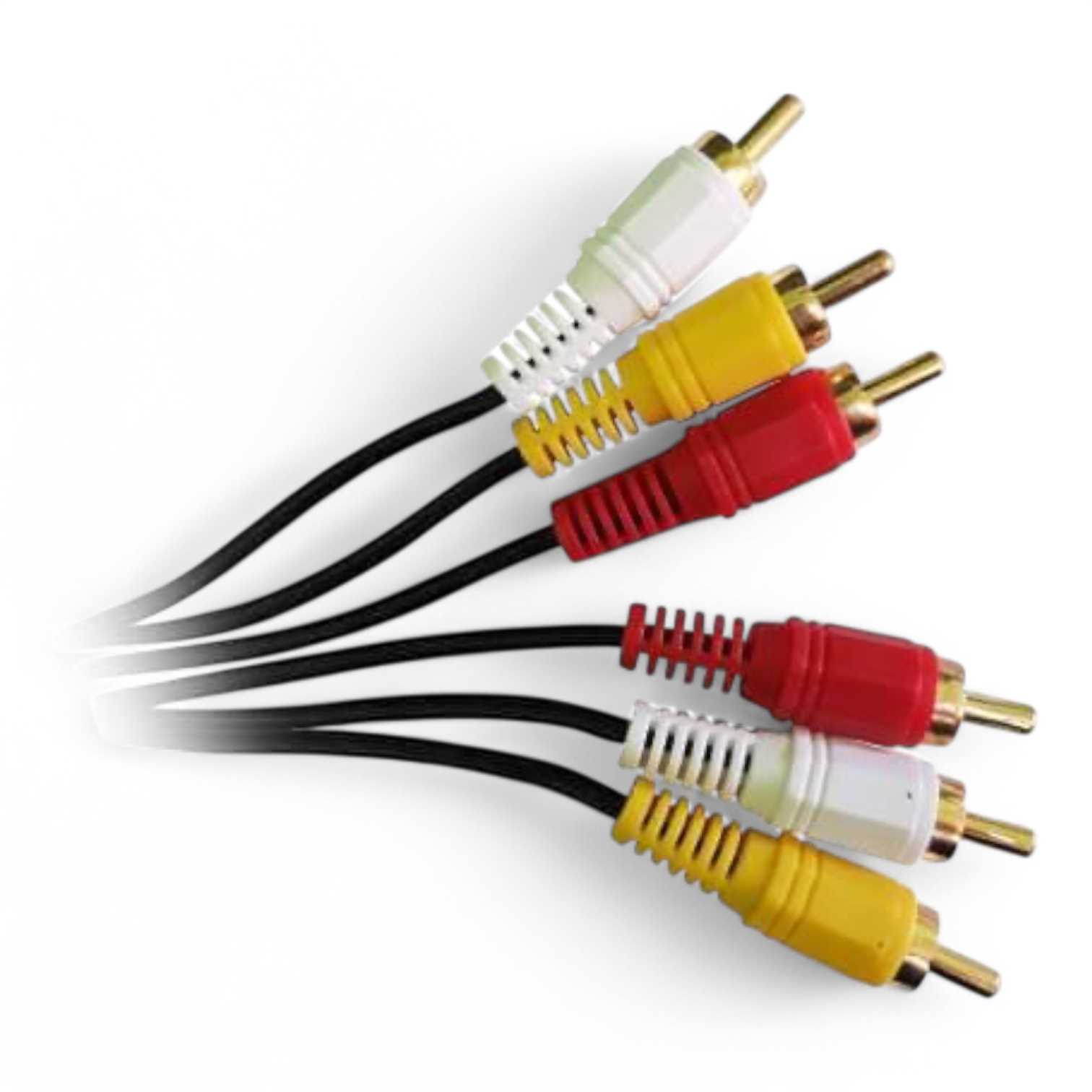 CABLE AUDIO RCA-RCA X3 (AUDIO Y VIDEO) 1.8M NISUTA NSCRCA32