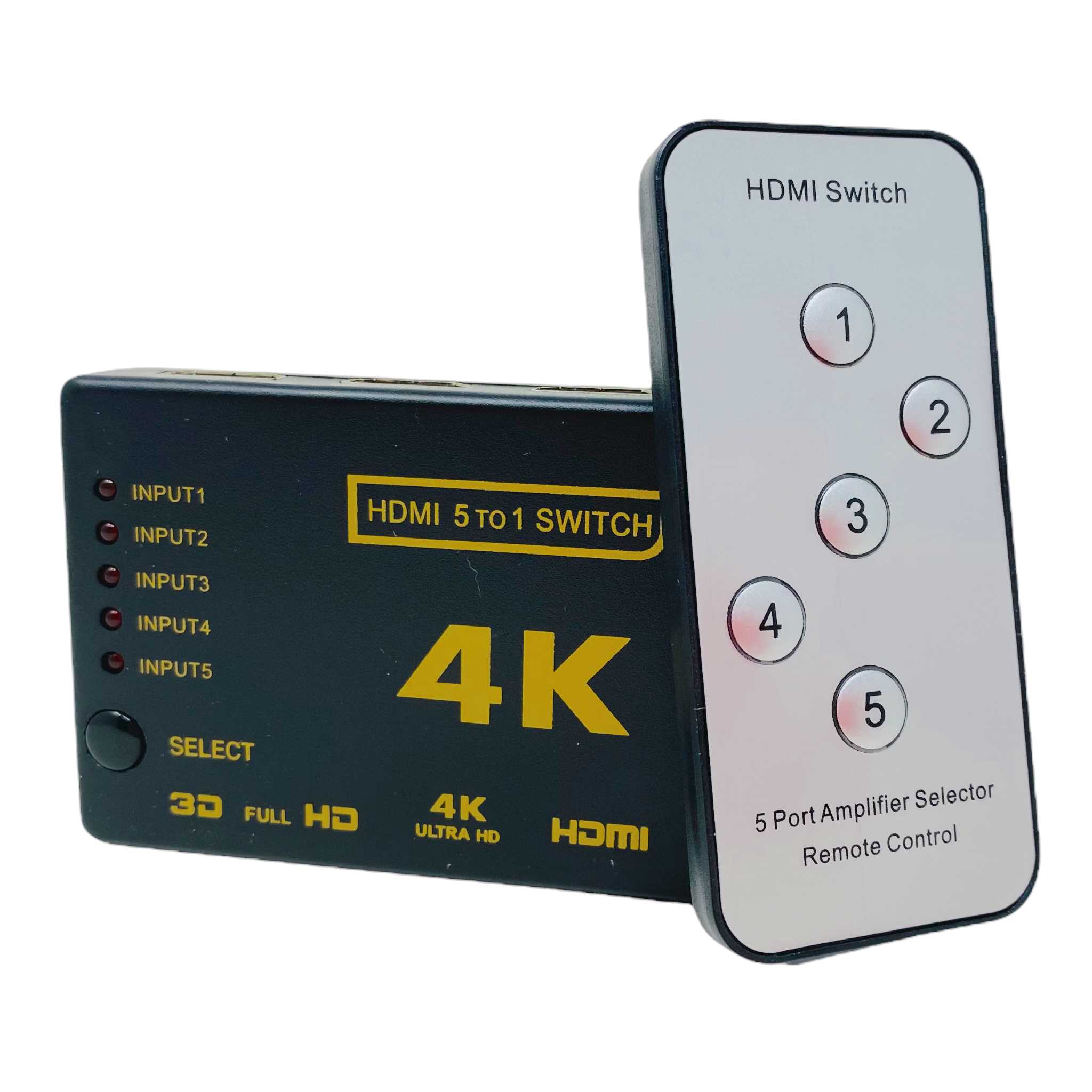 DATASWITCH HDMI SEISA MANUAL 5 PORT 4K C/CONTROL REMOTO