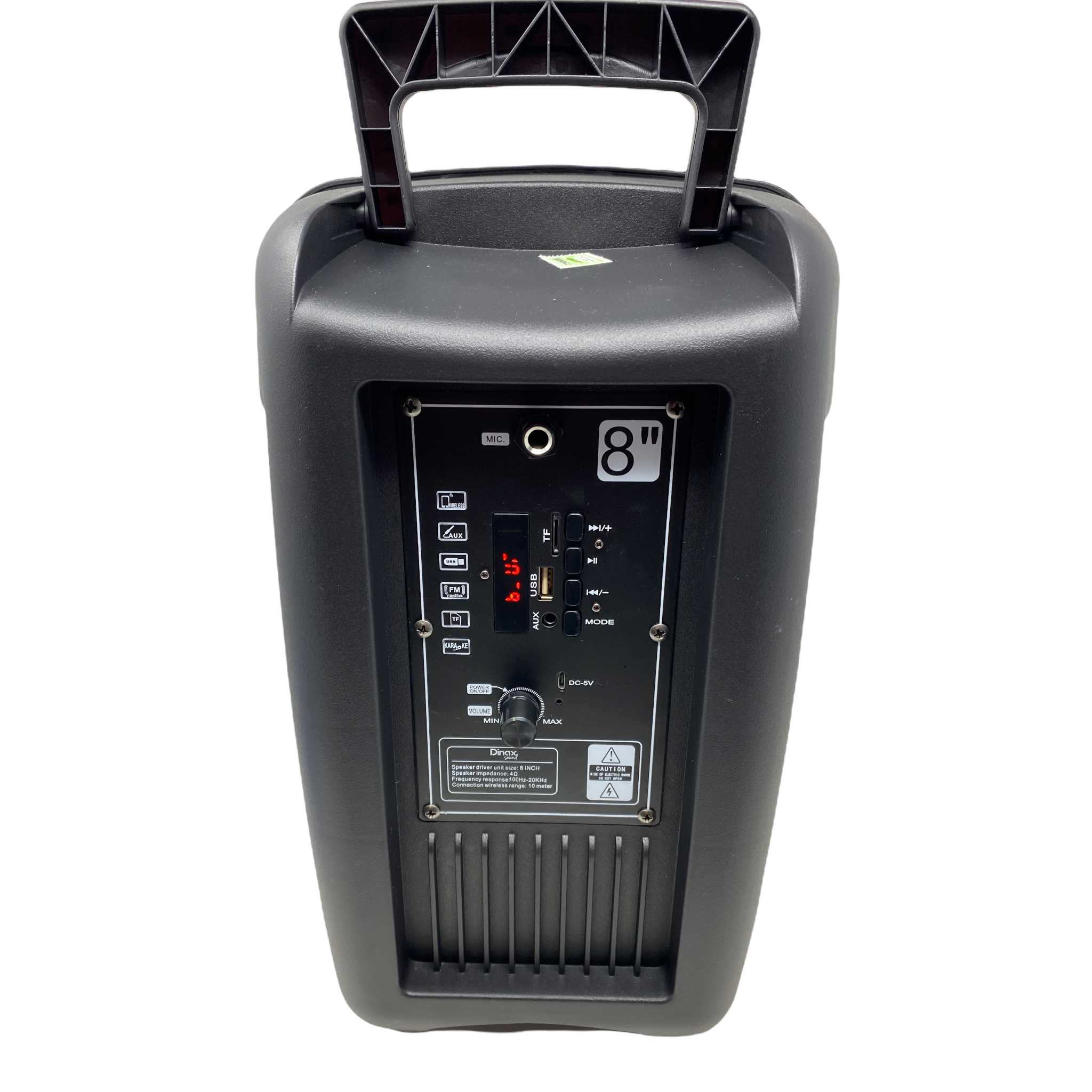 PARLANTE BLUETOOTH DINAX HOUSE 2.0 600W