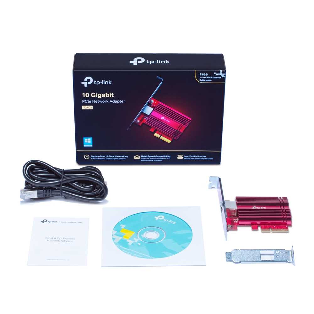 PLACA DE RED PCI-E 10 GIGABIT TP-LINK  TX401