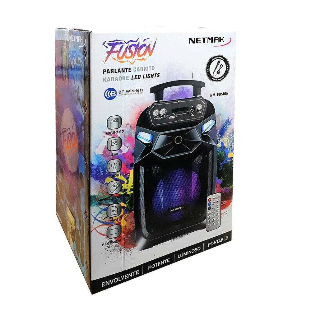 PARLANTE NETMAK BLUETOOTH FUSION 25W 8