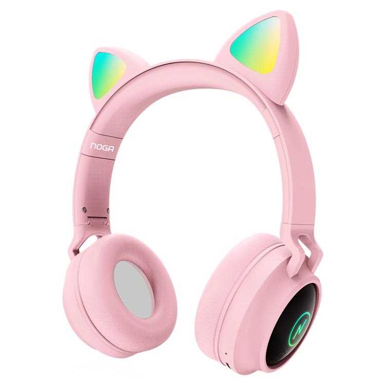 AURICULAR NOGANET BT VINCHA C472 OREJA GATITO ROSA