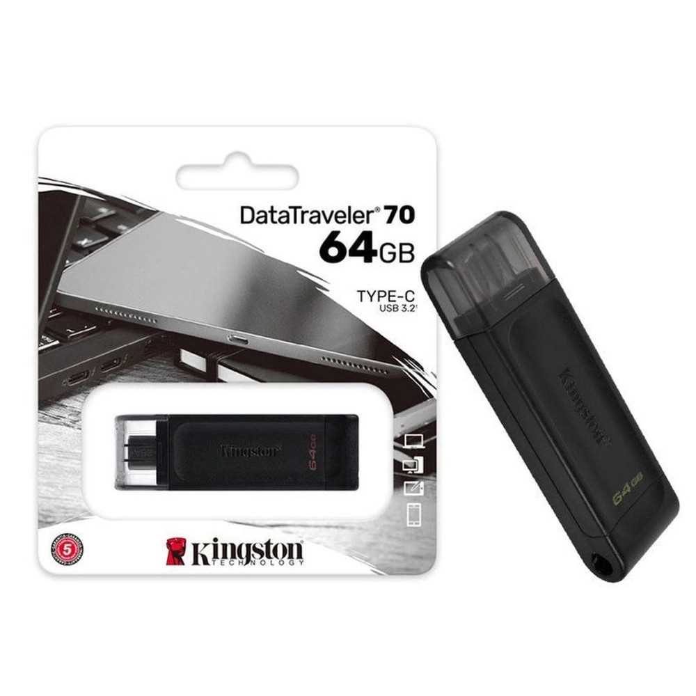 PENDRIVE 64GB 3.2 USB C DT70 KINGSTON