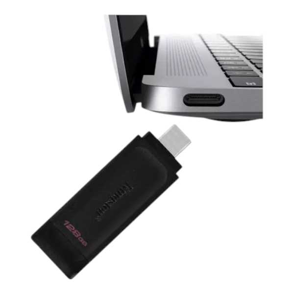 PENDRIVE 64GB 3.2 USB C DT70 KINGSTON