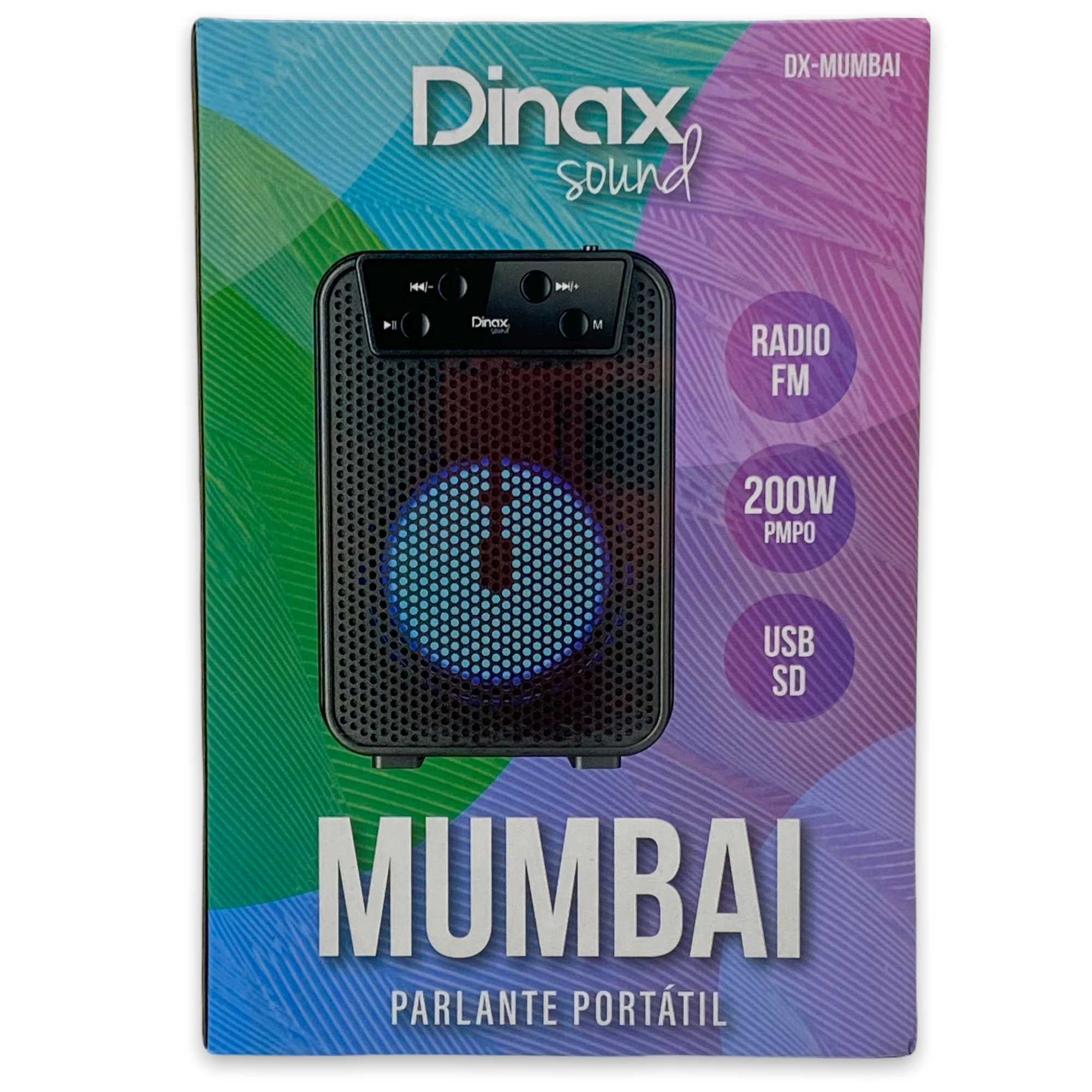 PARLANTE BLUETOOTH DINAX MUMBAI 200W