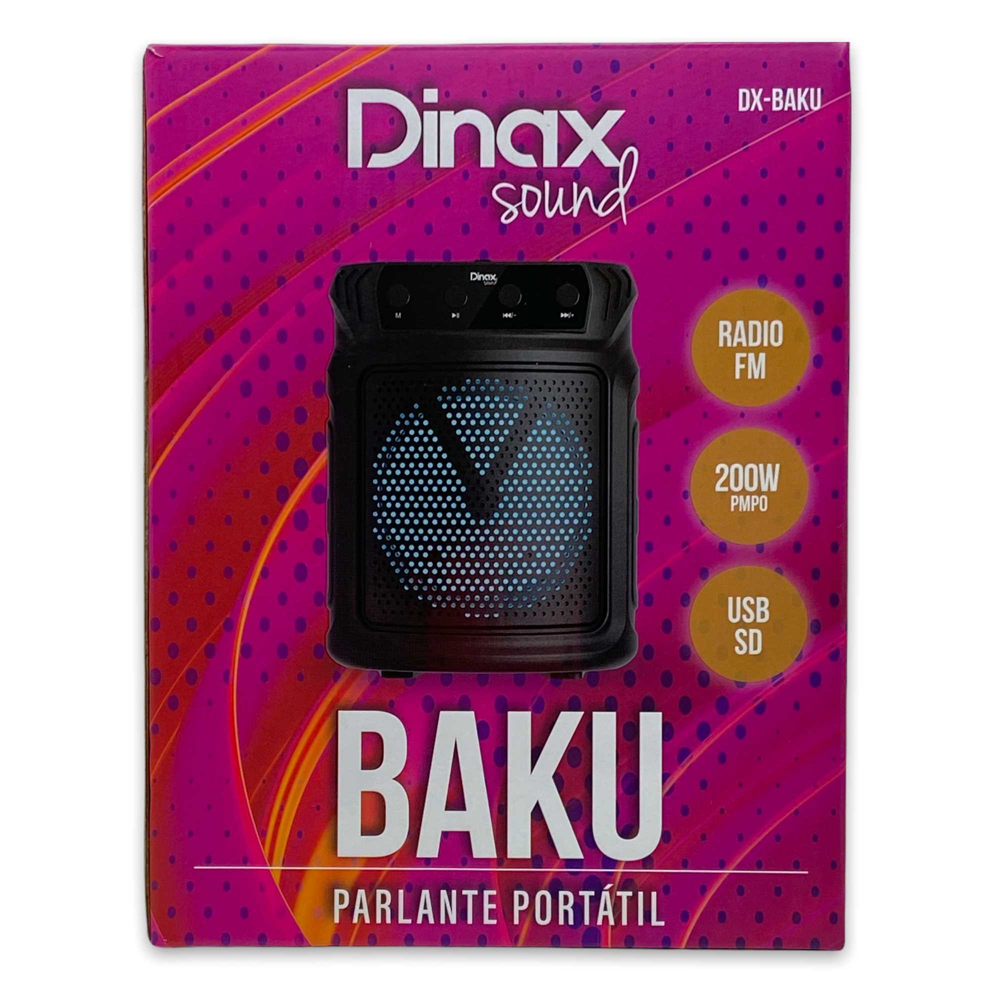 PARLANTE BLUETOOTH DINAX BAKU 200W