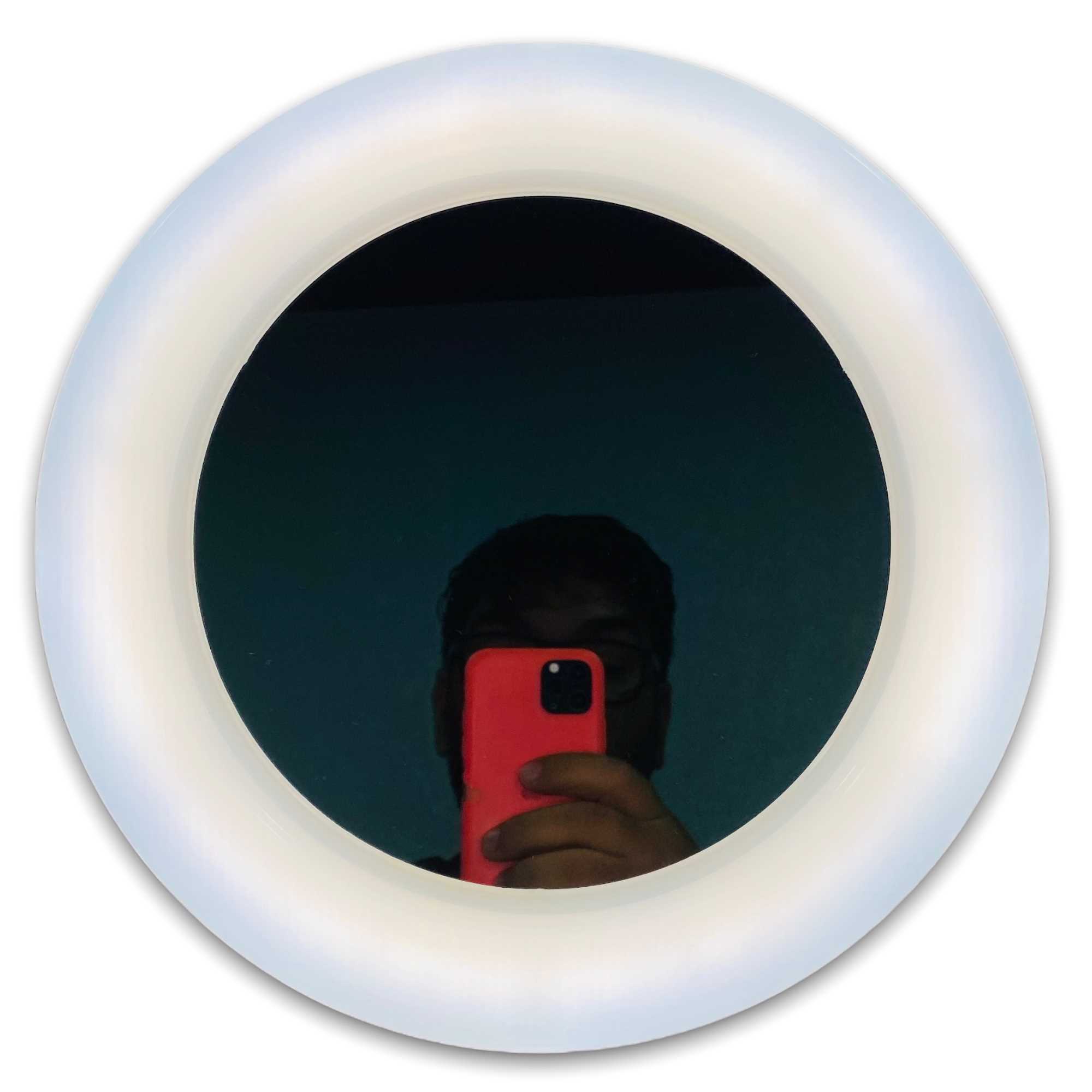 ANILLO SELFIE 28CM C/AGARRE A TRIPODE C/ESPEJO 4 TONOS