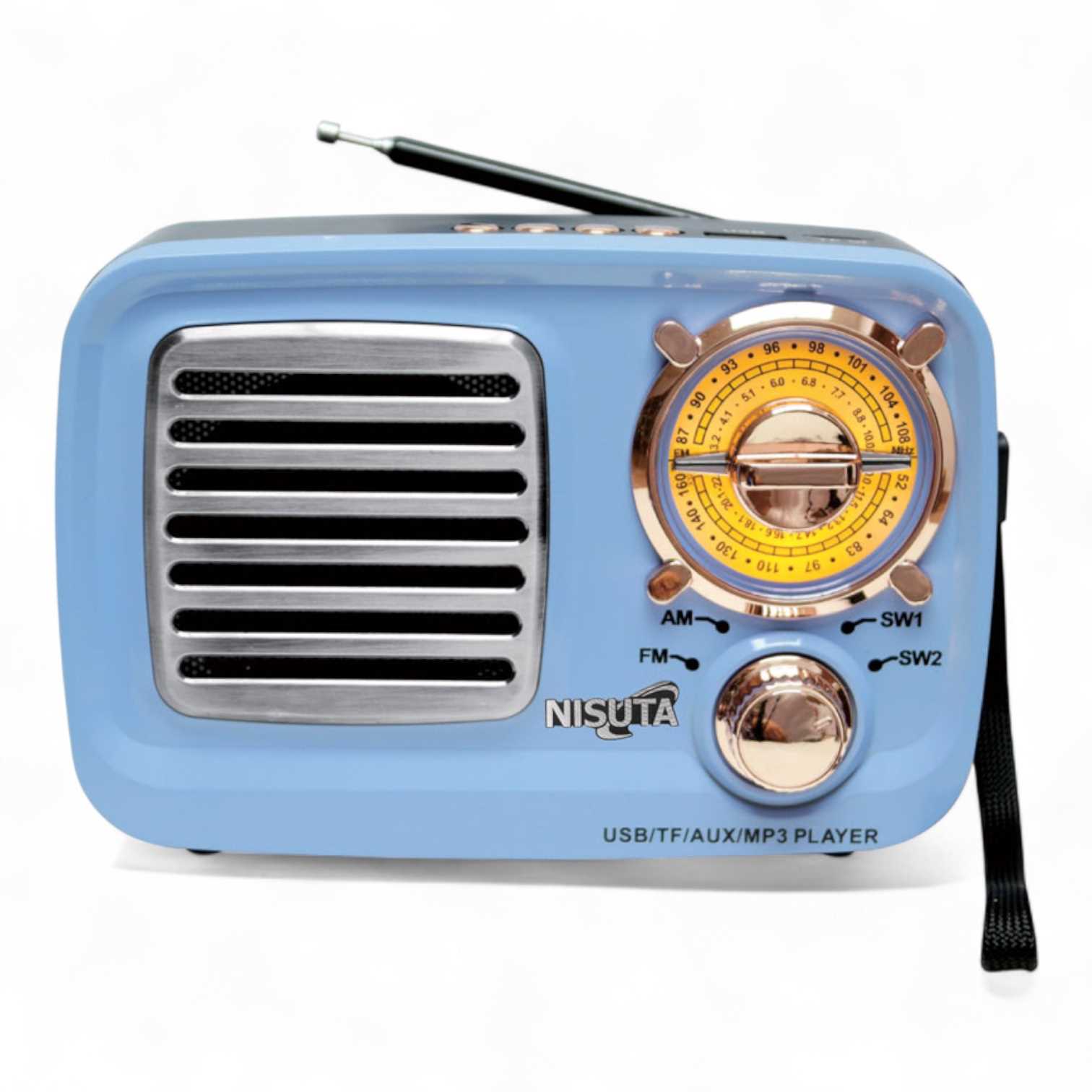 RADIO NISUTA VINTAGE AM/FM CON MP3/BT/AUX NSRV15
