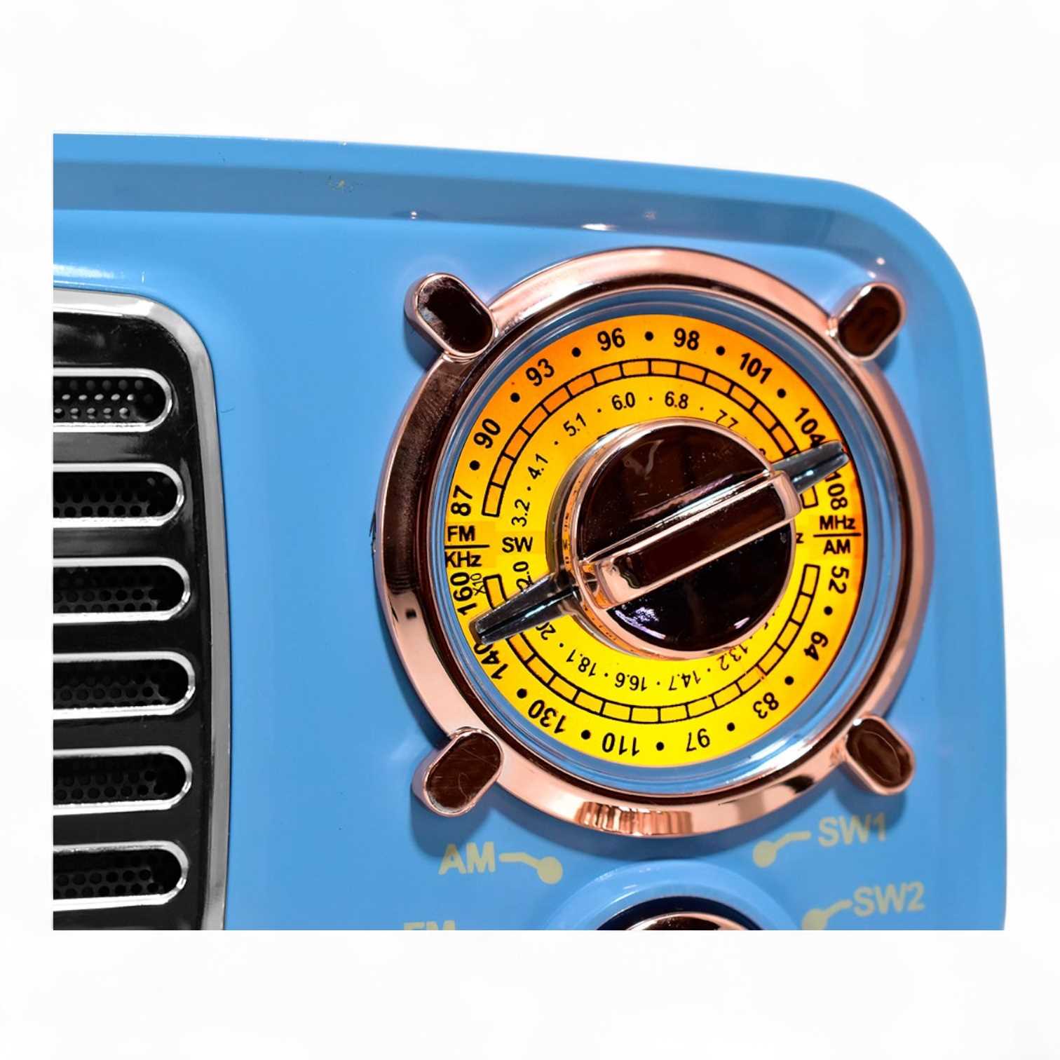 RADIO NISUTA VINTAGE AM/FM CON MP3/BT/AUX NSRV15