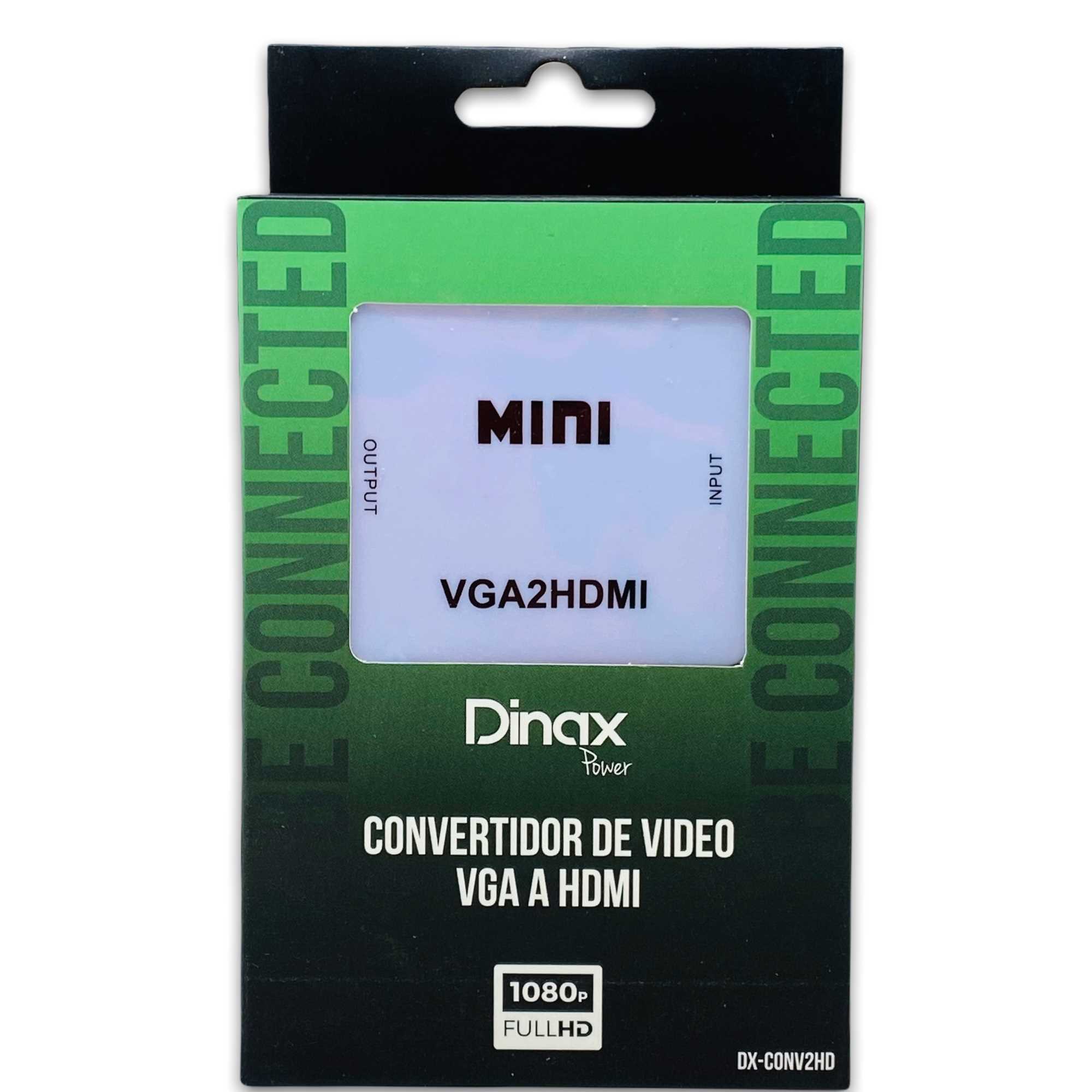 CONVERSOR DE VGA-H A HDMI-H DINAX DX-VGA2HDMI/CONV2HD