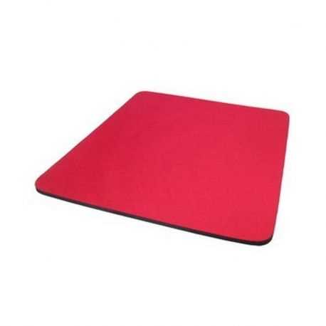 PAD MOUSE CDTEK LISO ROJO 21X19CM
