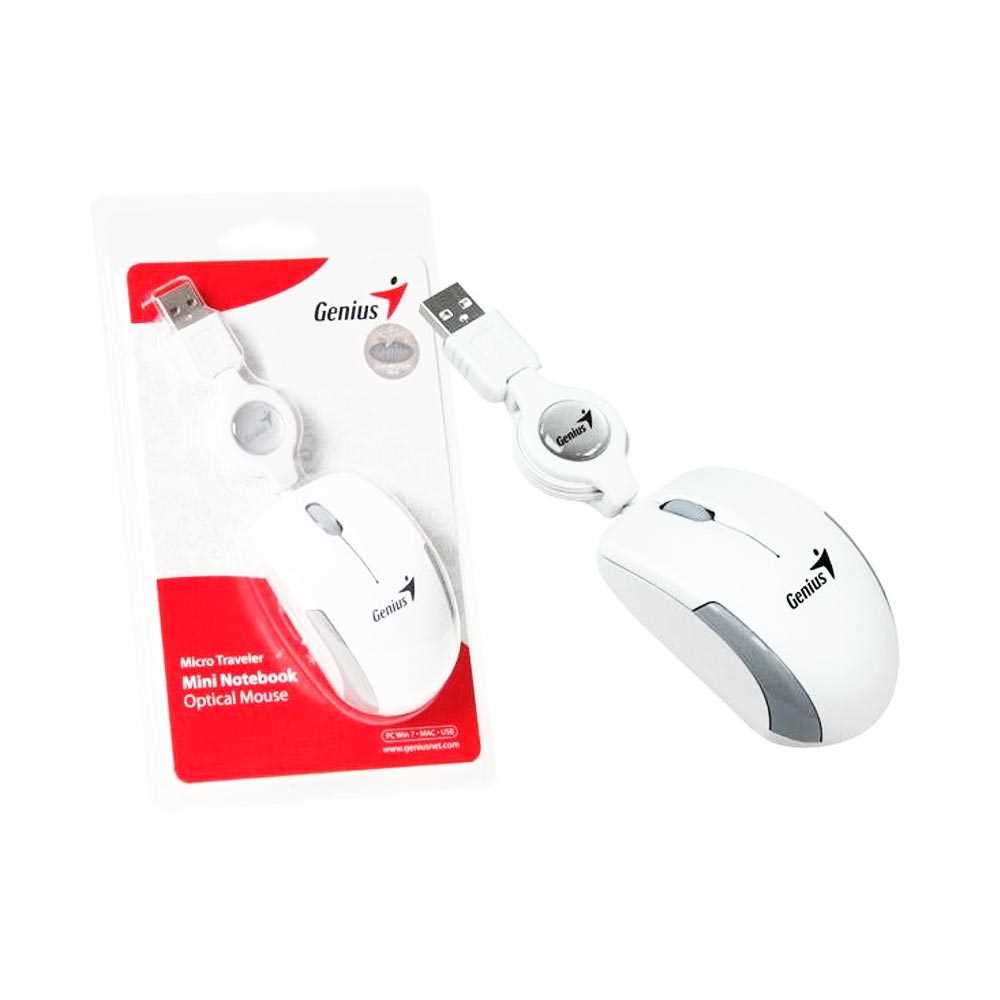 MOUSE GENIUS MICRO TRAVELER WHITE