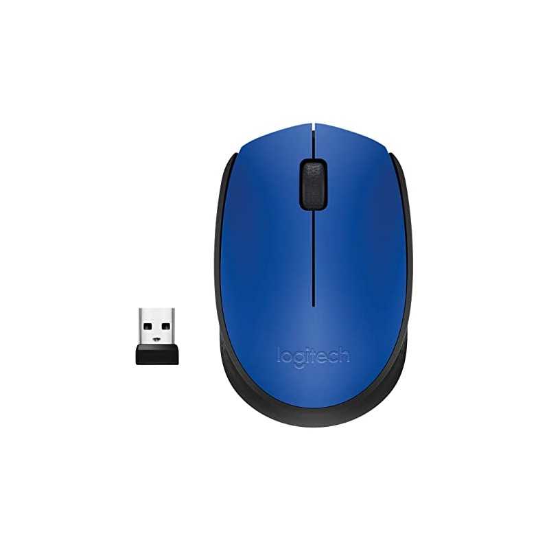 MOUSE LOGITECH INALAMBRICO M170 AZUL