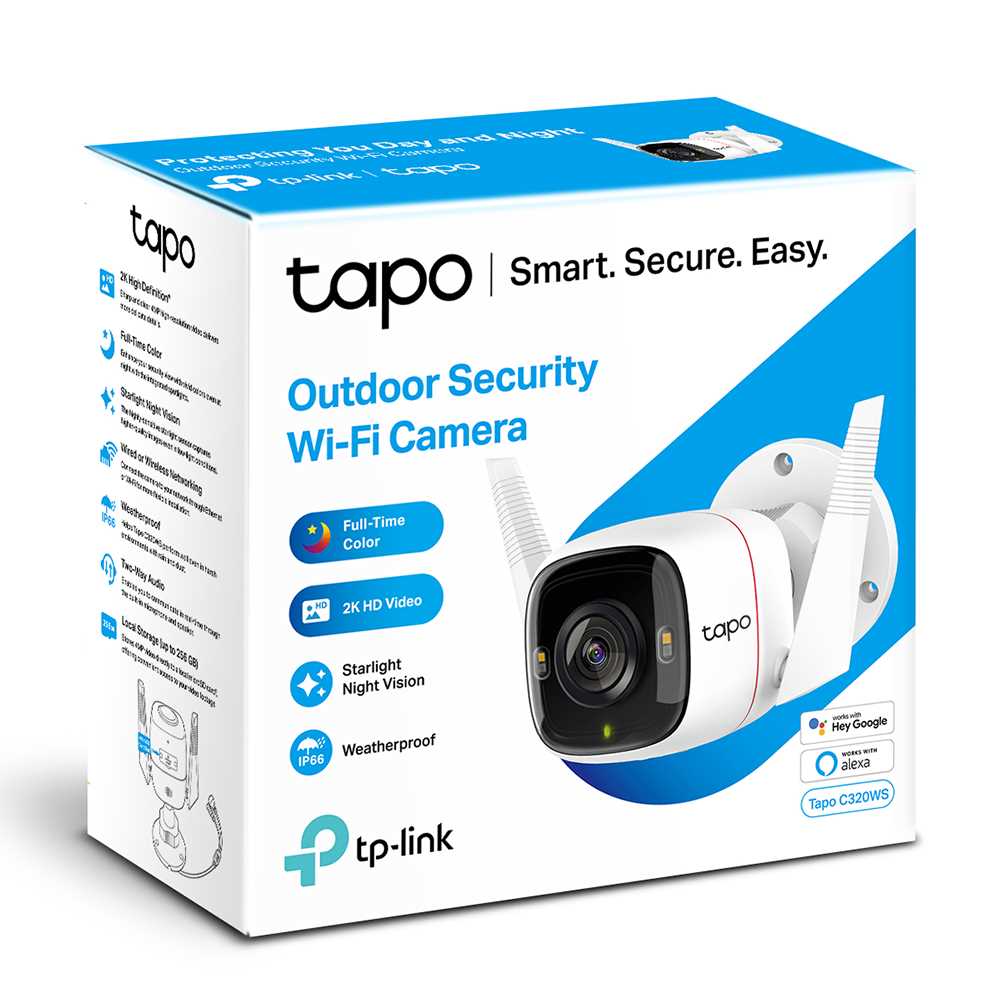 CAMARA IP WIFI TP-LINK TAPO C320WS HD EXTERIOR