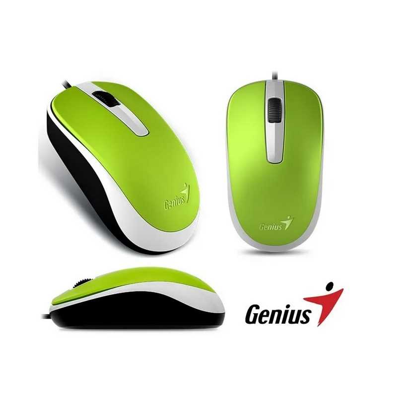 MOUSE GENIUS USB DX-110 VERDE