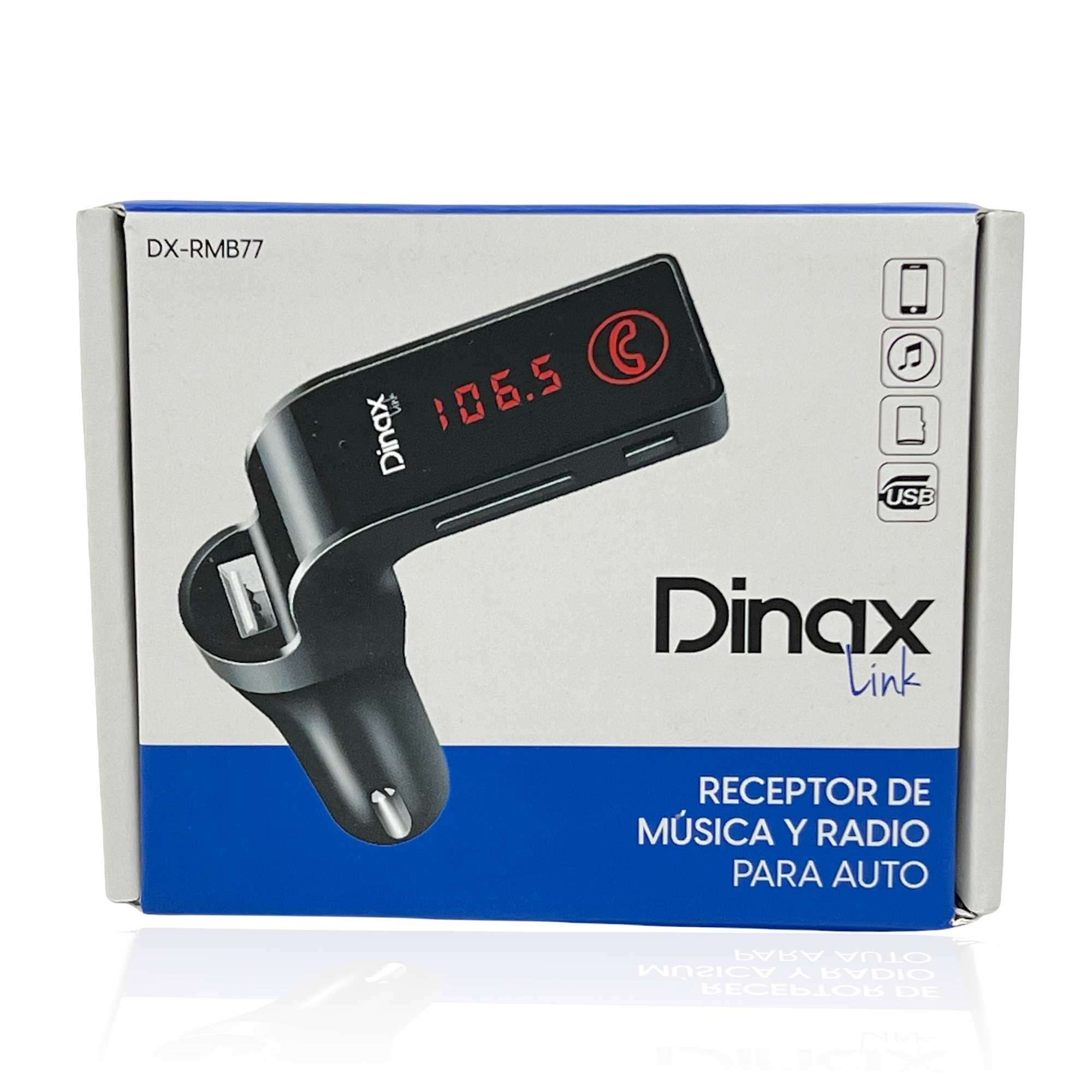 ADAPTADOR DINAX FM P/USB+MICRO SD DX RMB77