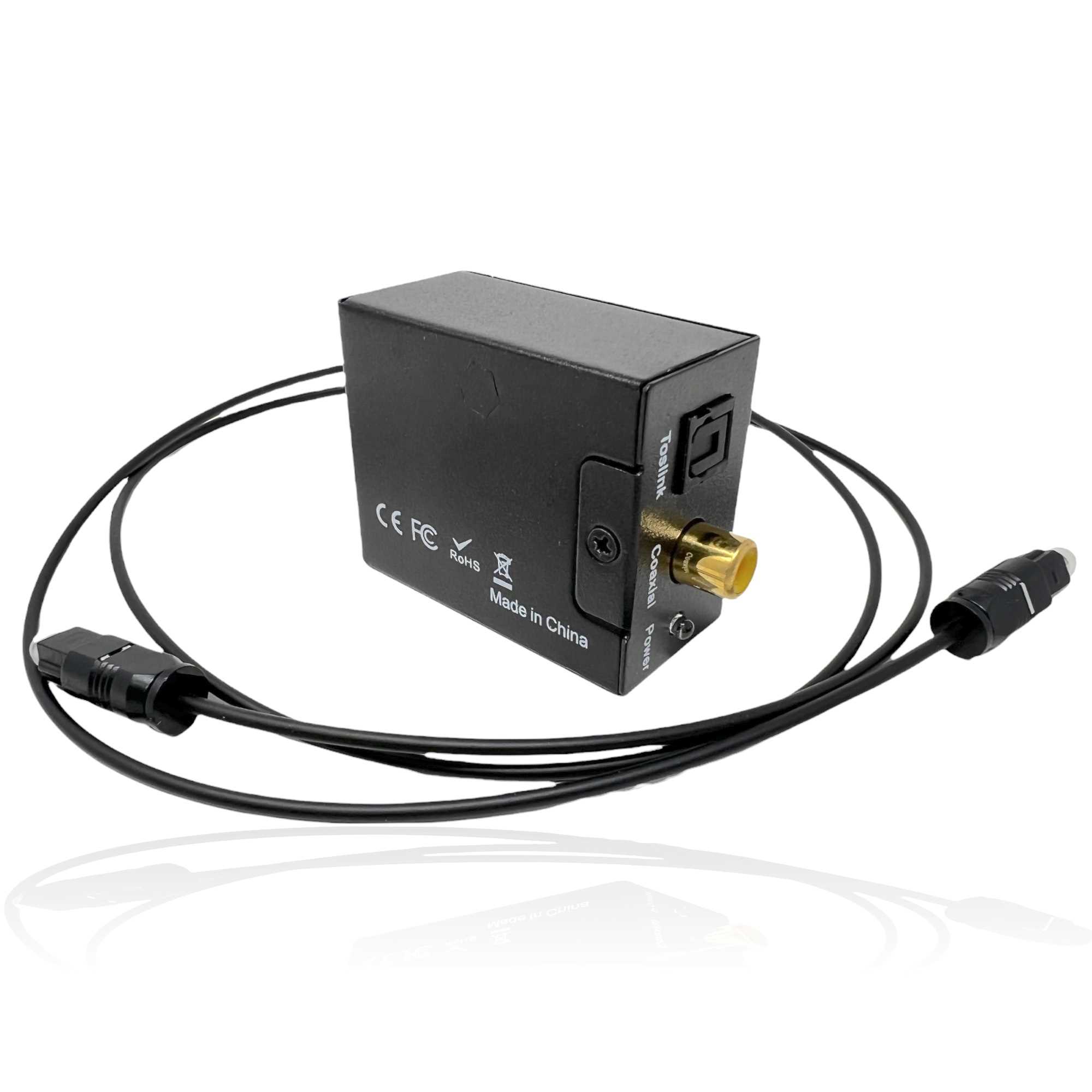 CONVERSOR DE AUDIO DIGITAL EN ANALOGICO DINAX C/CABLE