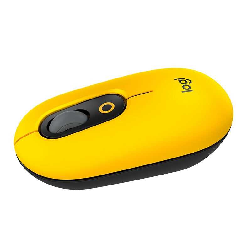 MOUSE LOGITECH INALAMBRICO POP BLACK/YELLOW