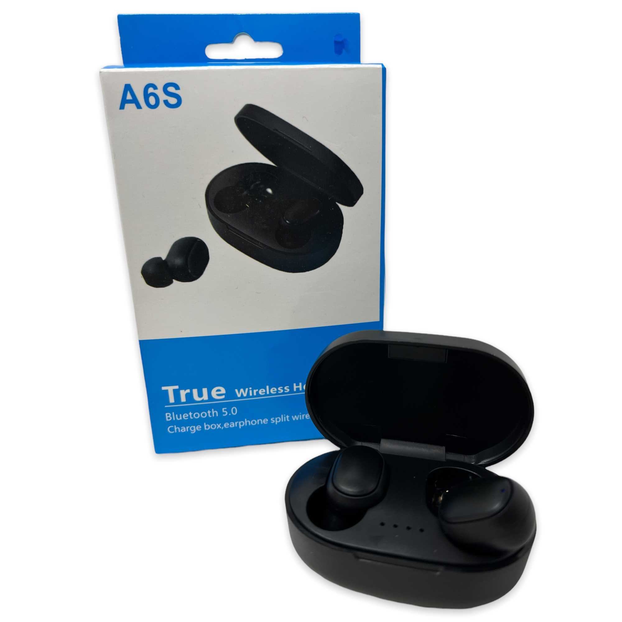 AURICULAR BLUETHOOT EARBUDS RYR A6S NEGRO