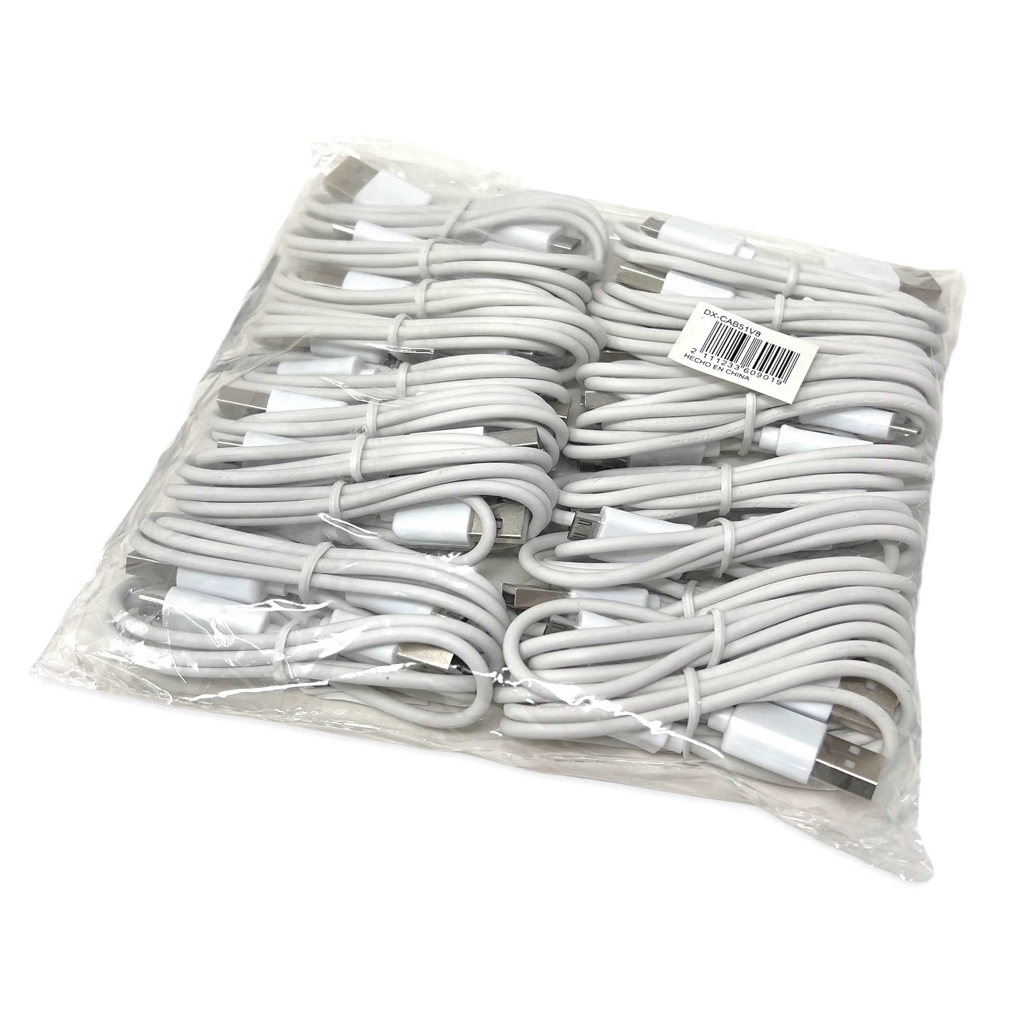 CABLE USB A MICRO USB DINAX 2.1A 1M (BULK X 20)