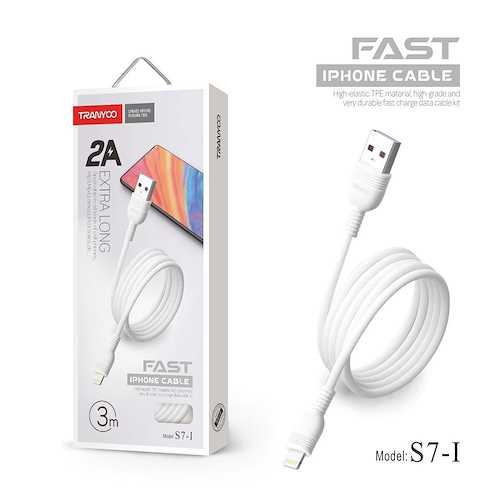 CABLE USB A MICRO USB SEISA 3M 2A S7-I