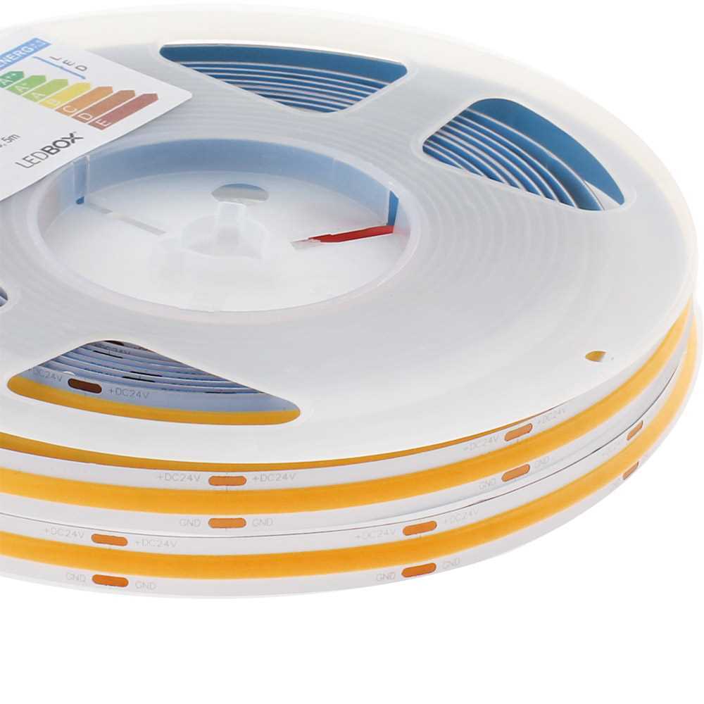 TIRA LED COB-320 SEISA INTERIOR CALIDO 5M 900LUMENS