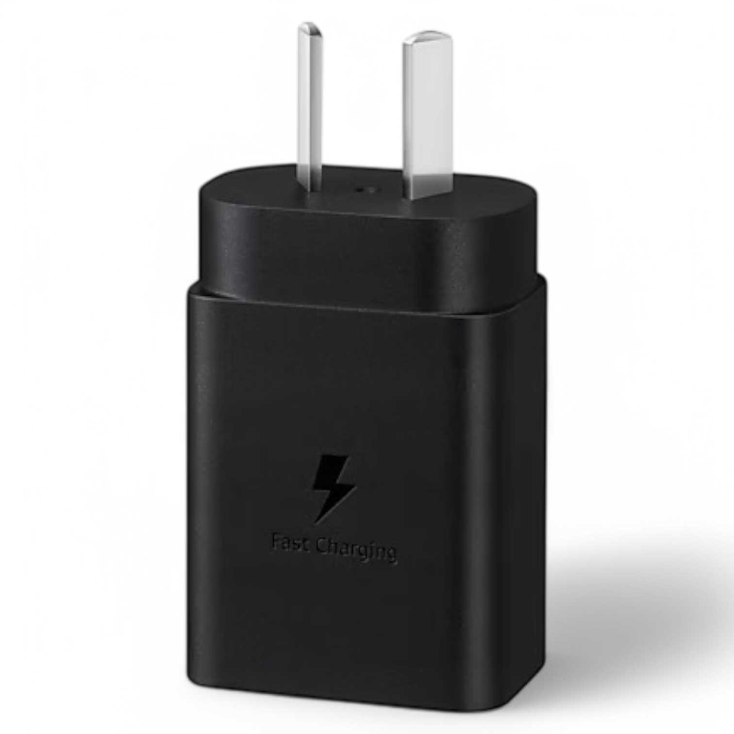 CARGADOR 220V TIPO C SAMSUNG 15W + CABLE (EP-T1510XWSGAR) BLANCO