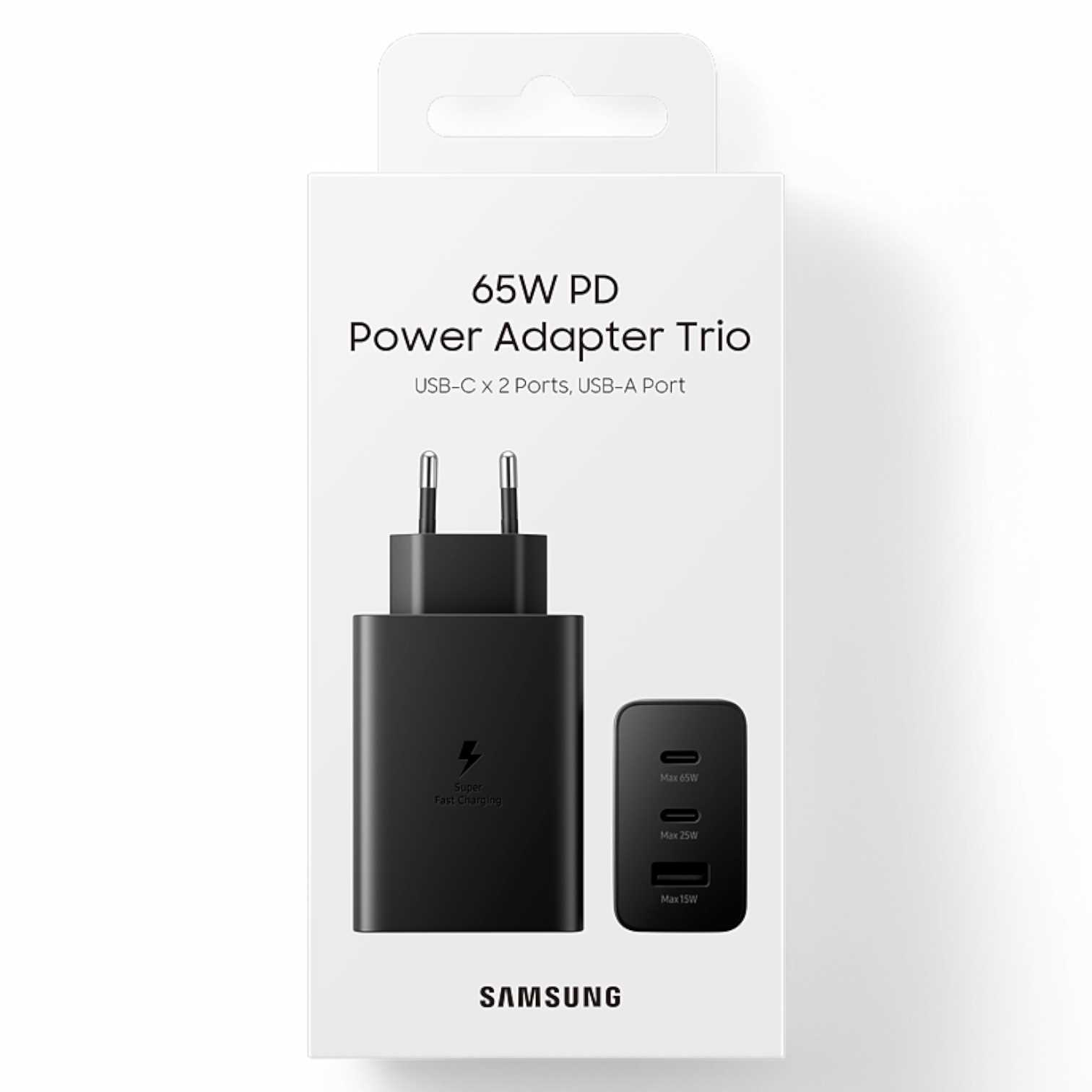 CARGADOR 220V TIPO C SAMSUNG 65W EP-T6530NBSGAR