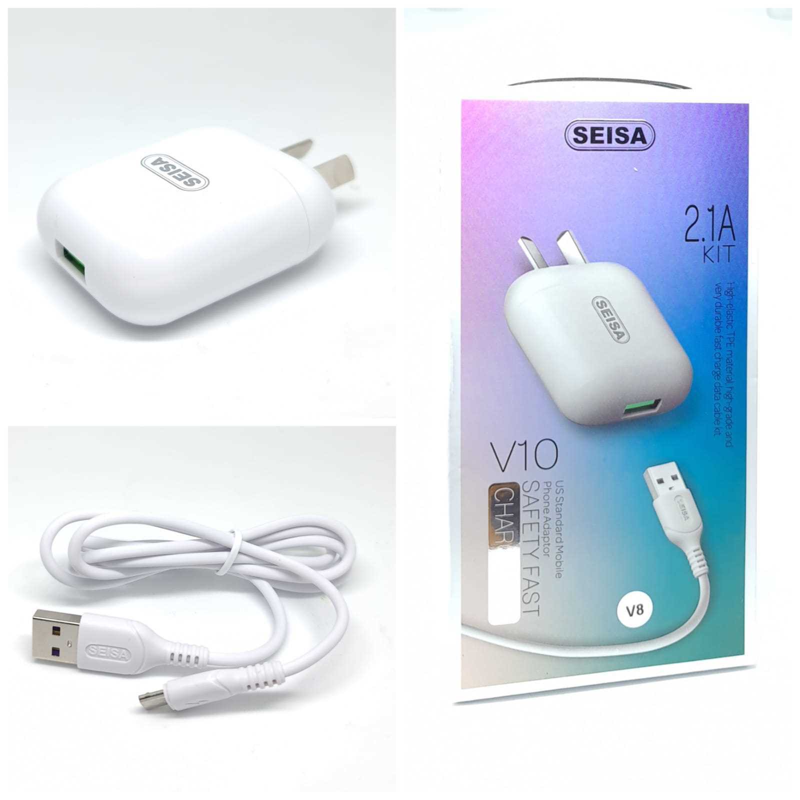 CARGADOR 220V MICRO USB SEISA 2.1A V10