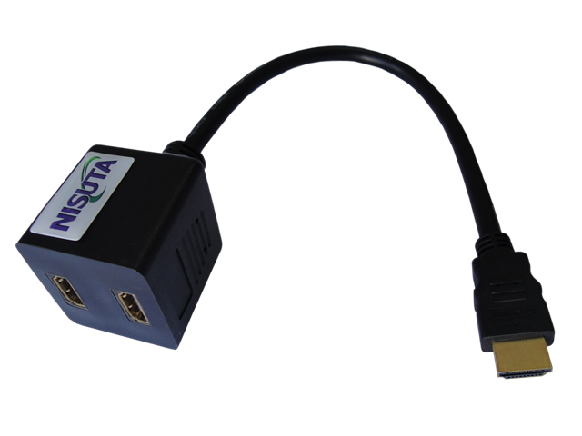 CABLE DIVISOR HDMI-MACHO A 2 HDMI-HEMBRA NISUTA