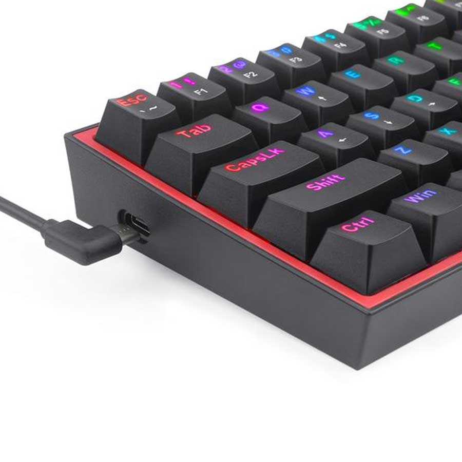 TECLADO REDRAGON K616-RGB FIZZ PRO BLACK
