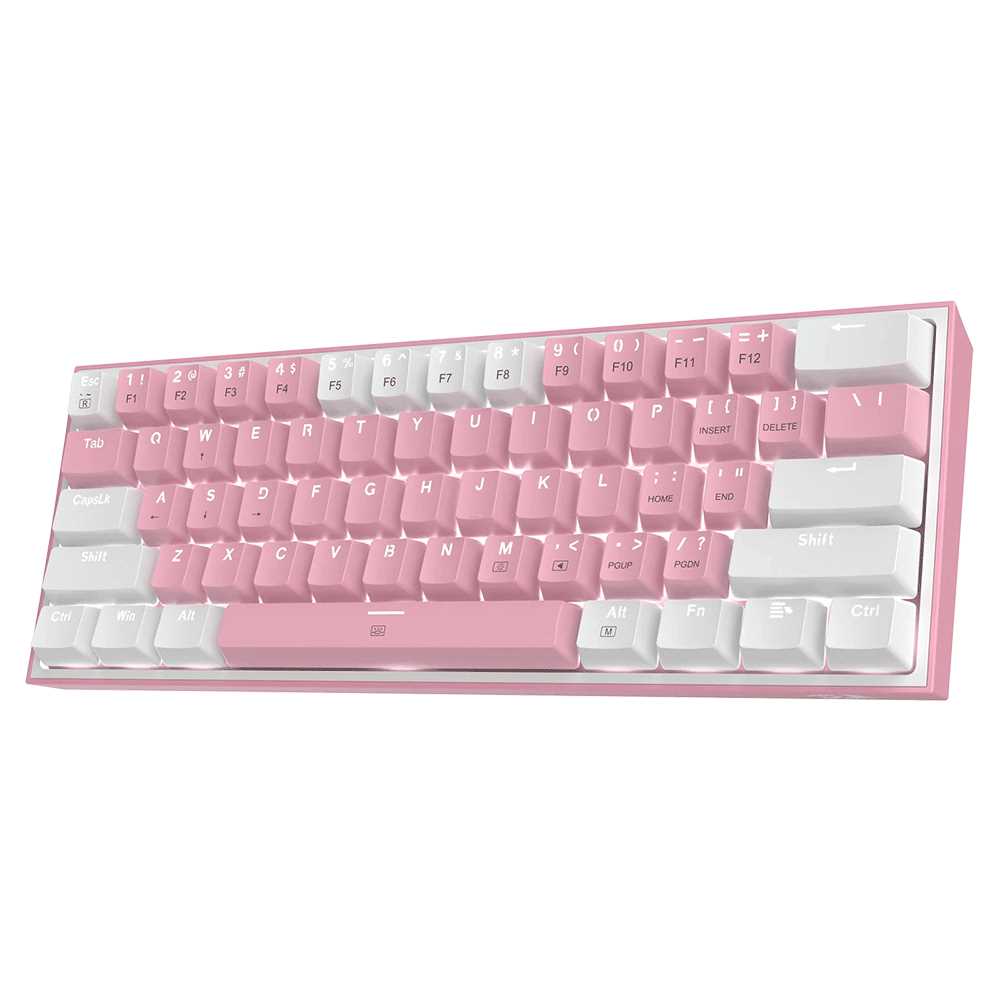 TECLADO REDRAGON K616RGB FIZZ PRO PINK/WHITE RyR Computacion