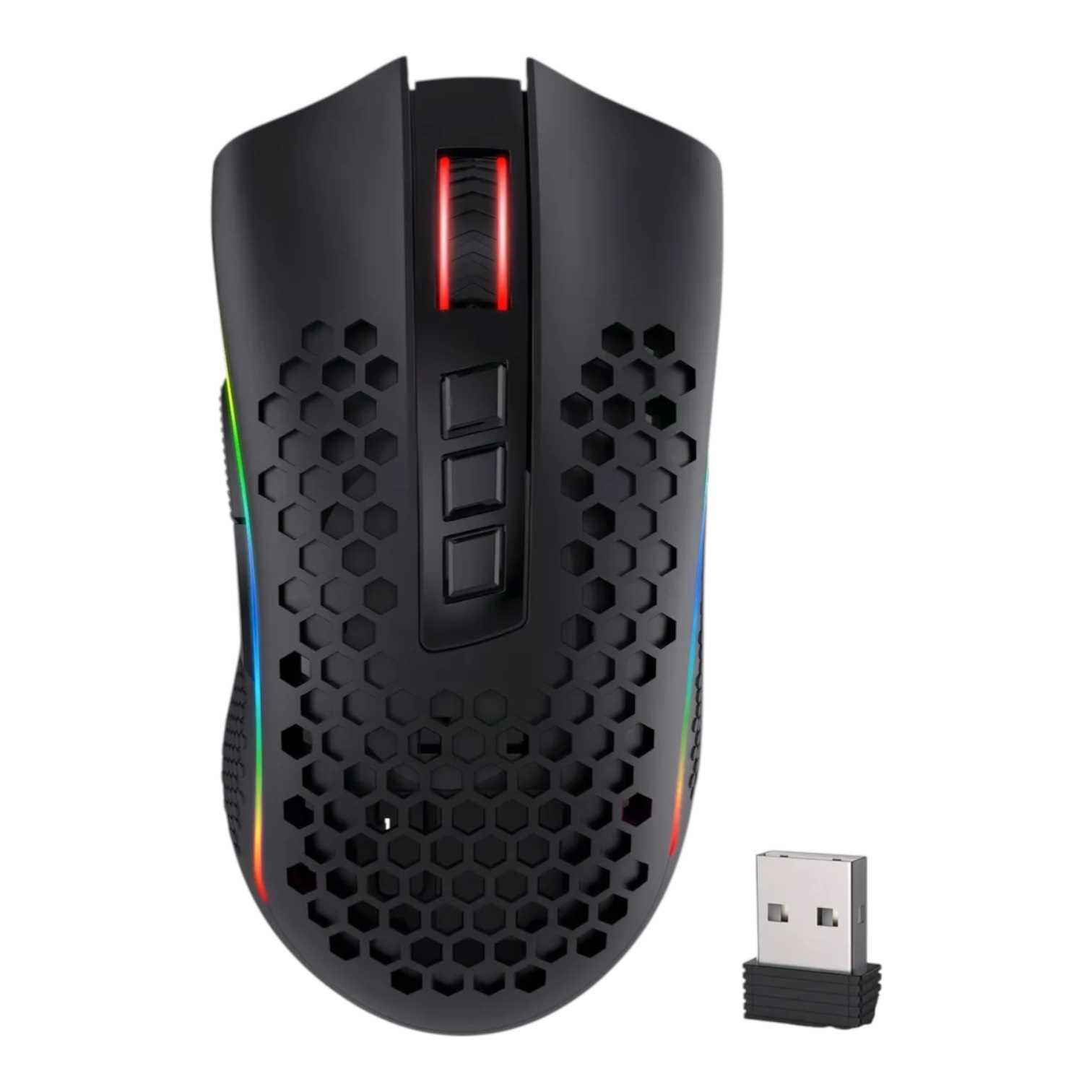 MOUSE REDRAGON M808-KS STORM PRO RGB WIFI BLACK