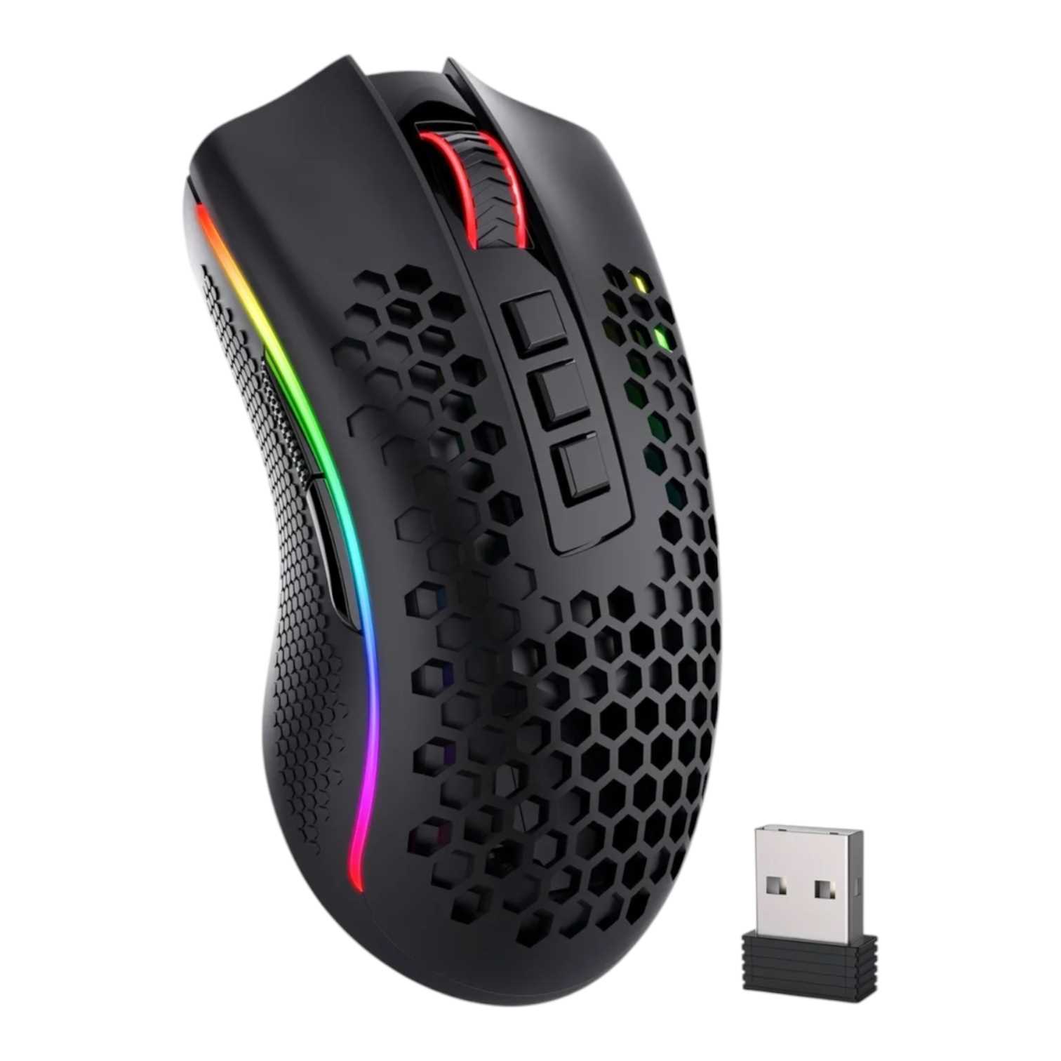 MOUSE REDRAGON M808-KS STORM PRO RGB WIFI BLACK
