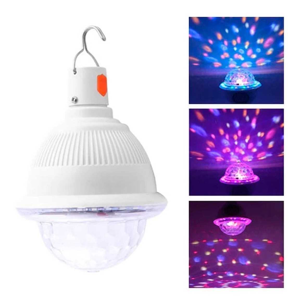 LUZ LED BOLA DE BOLICHE HY-Y04 C/PARLANTE (TIPO FOCO)