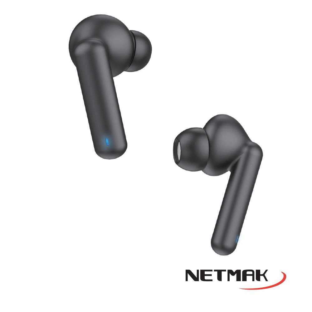 AURICULAR BT NETMAK EARBUDS AIR PRO 5 BLACK
