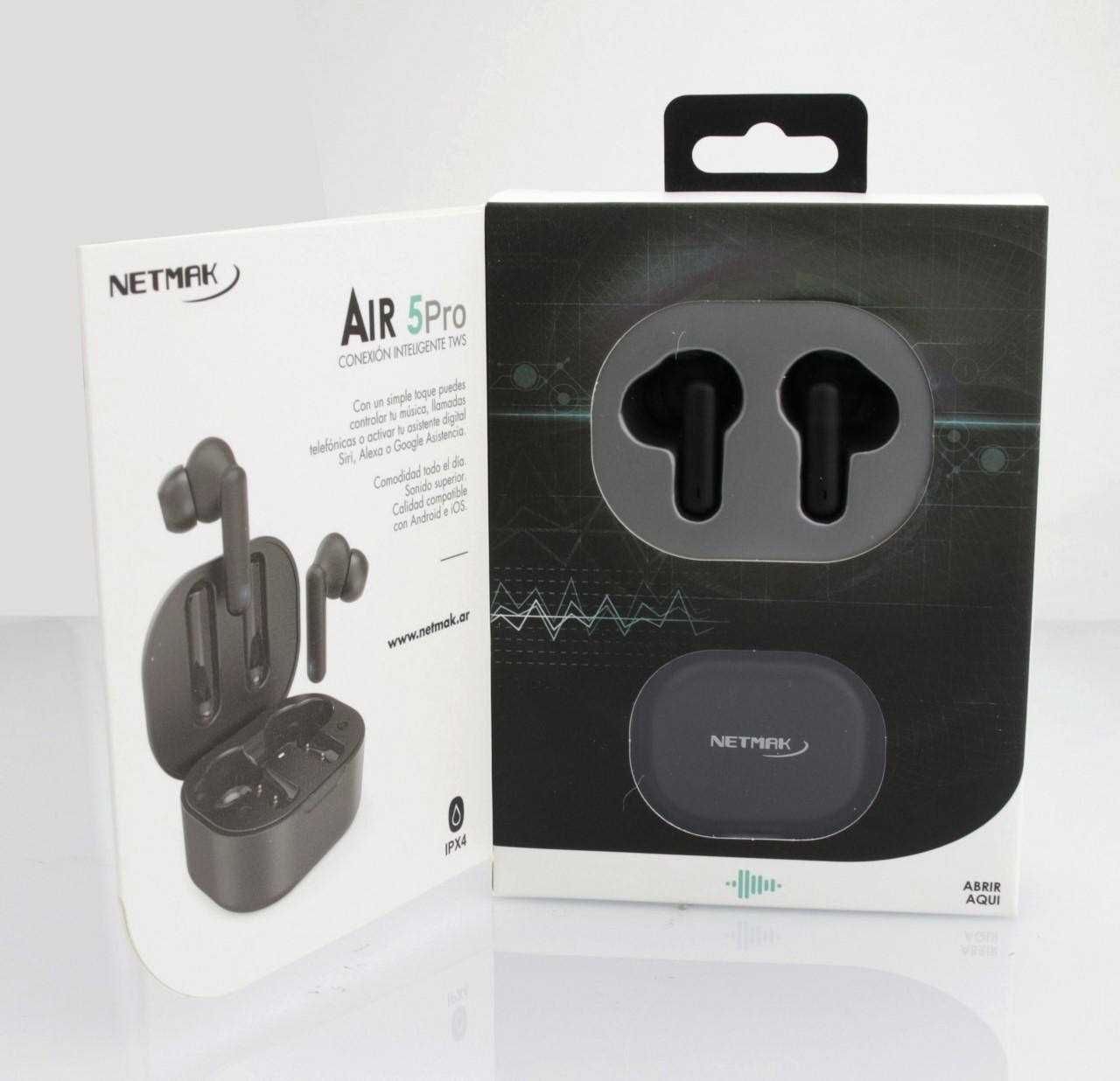 Auriculares bluetooth netmak 2025