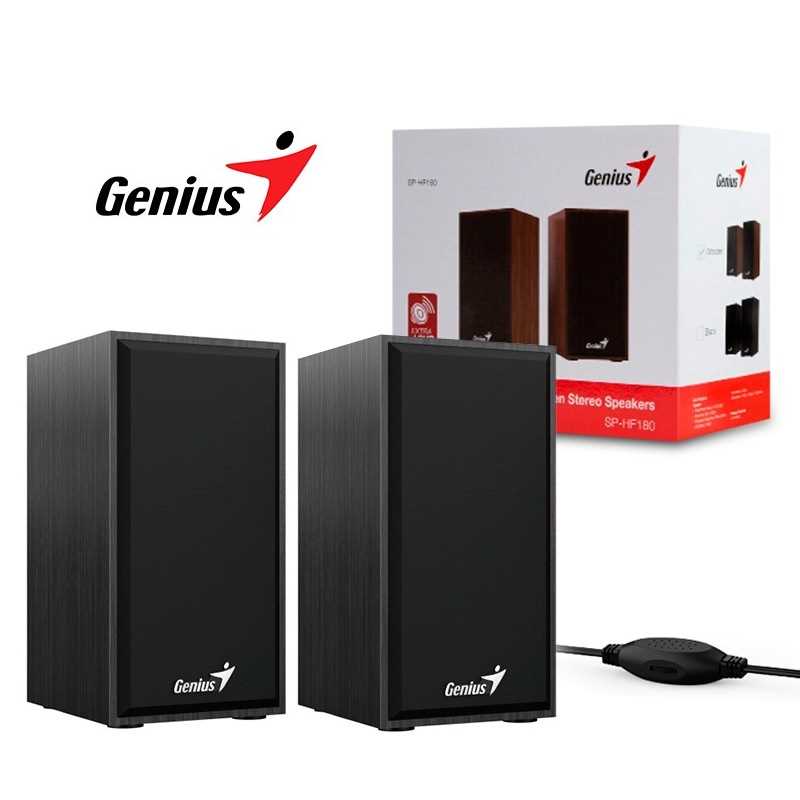 PARLANTE GENIUS 2.0 SP-HF180 USB BLACK